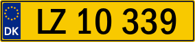 Truck License Plate